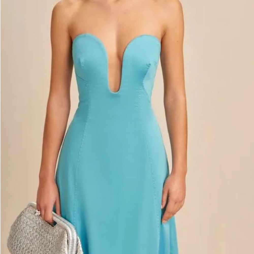 Cult Gaia Blue Chiara dress